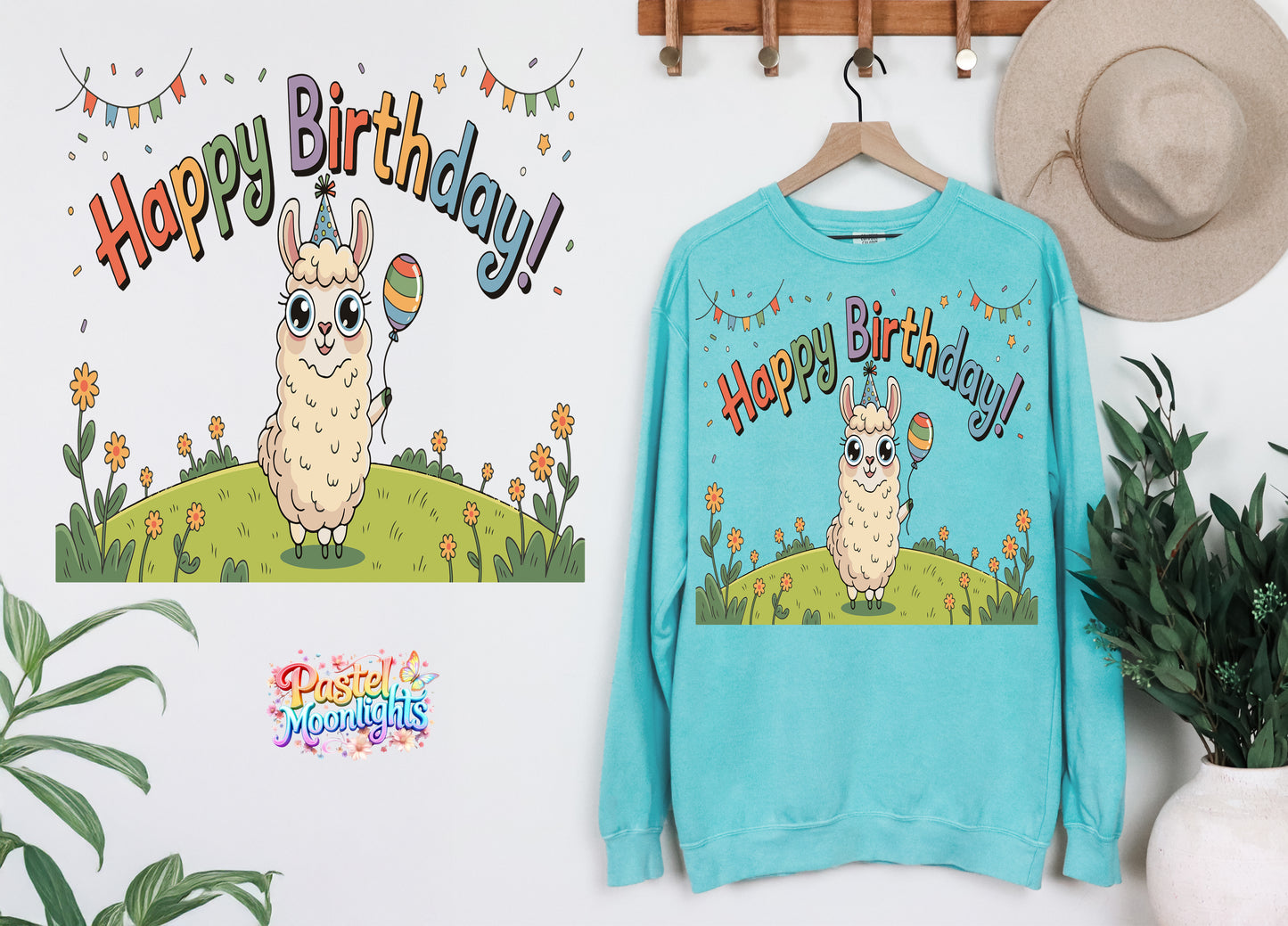 Llama Design 6 DTF Print Ready to Press