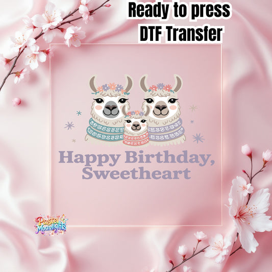 Llama Design 8 DTF Print Ready to Press