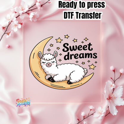 Llama Design 9 DTF Print Ready to Press