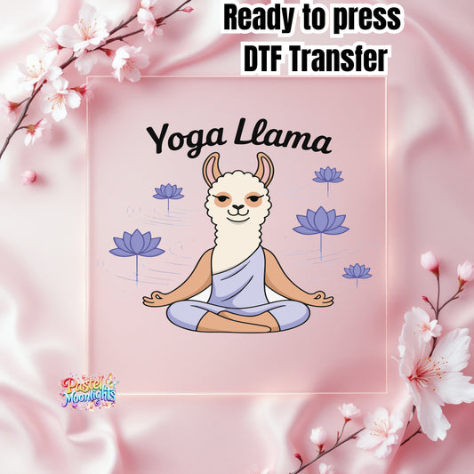 Llama Design 11 DTF Print Ready to Press