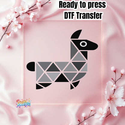 Llama Design 14 DTF Print Ready to Press