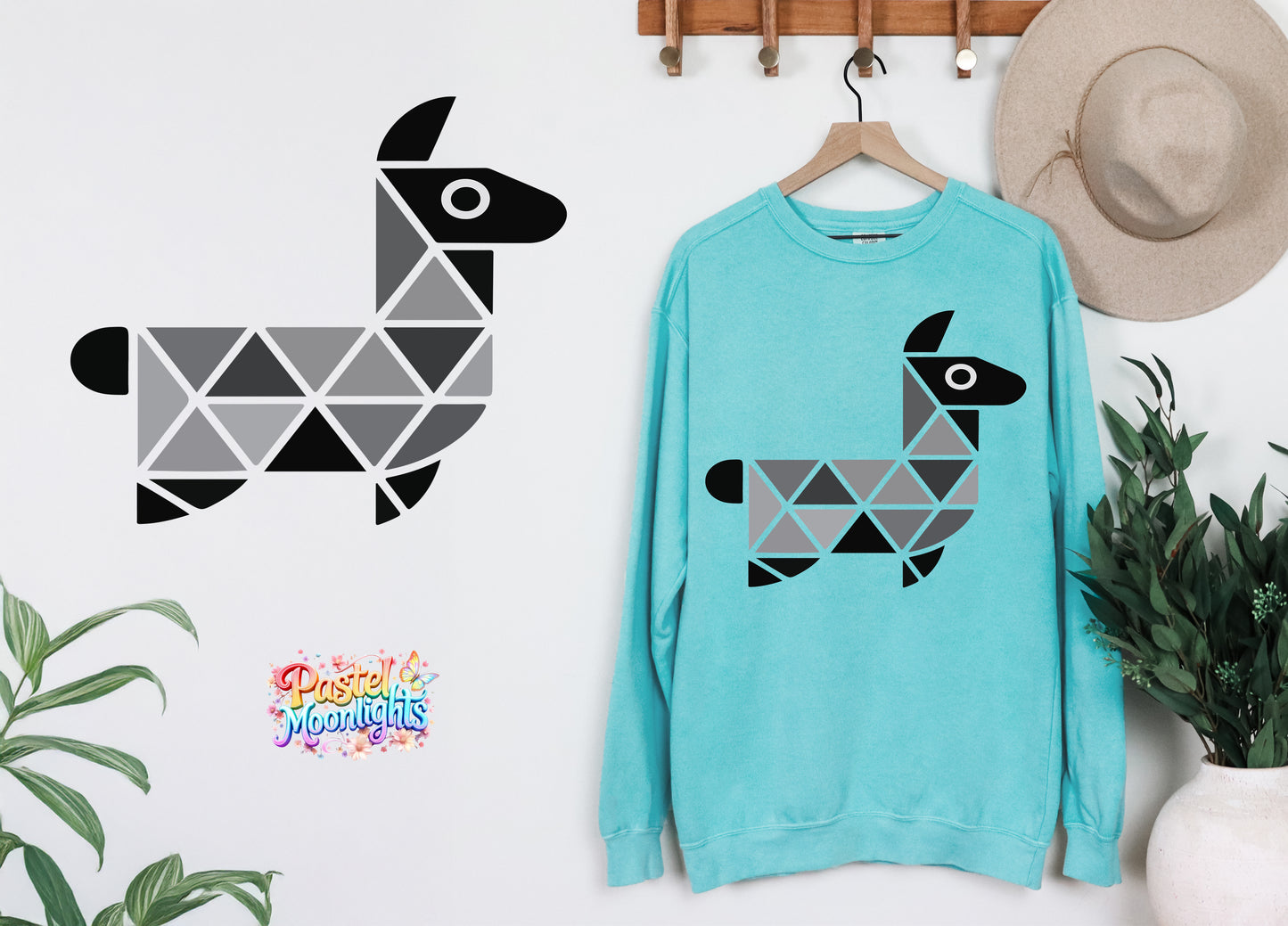 Llama Design 14 DTF Print Ready to Press