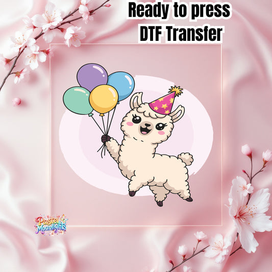 Llama Design 15 DTF Print Ready to Press