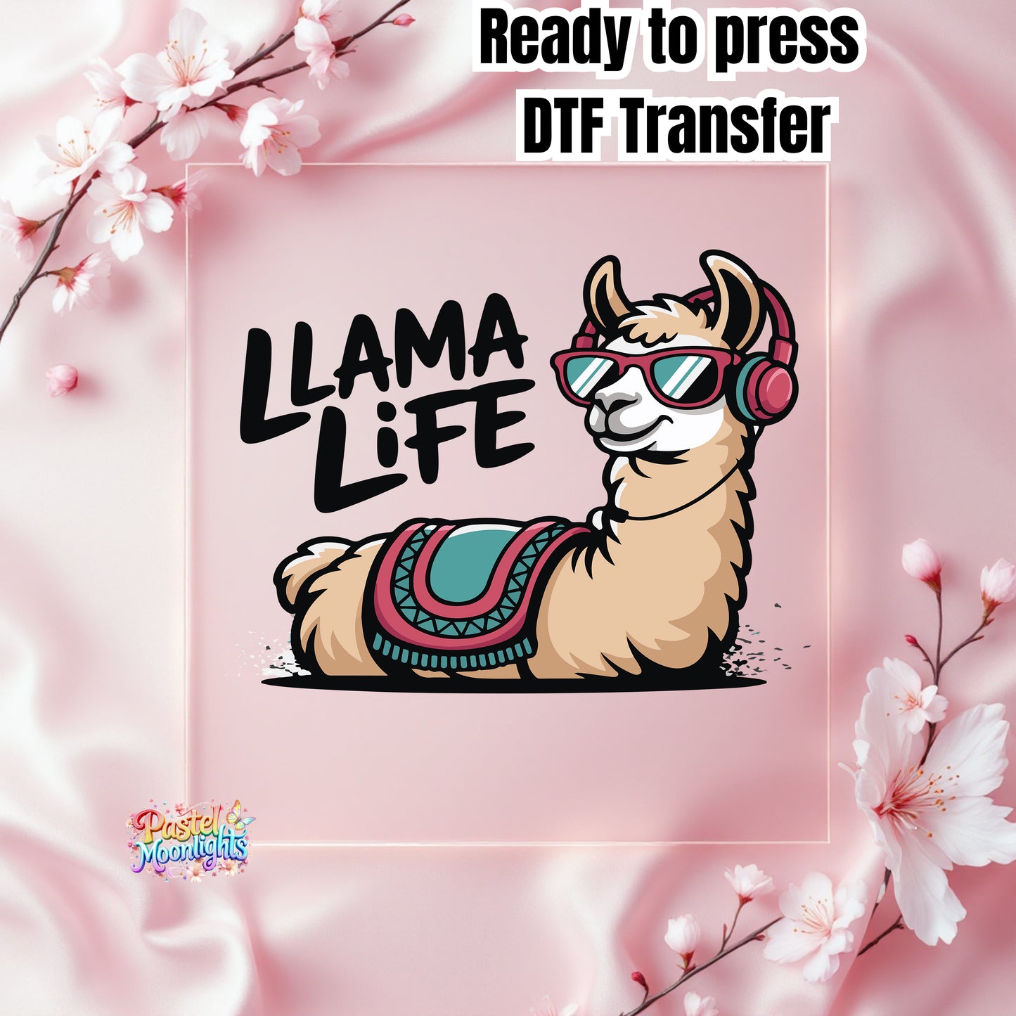Llama Design 16 DTF Print Ready to Press