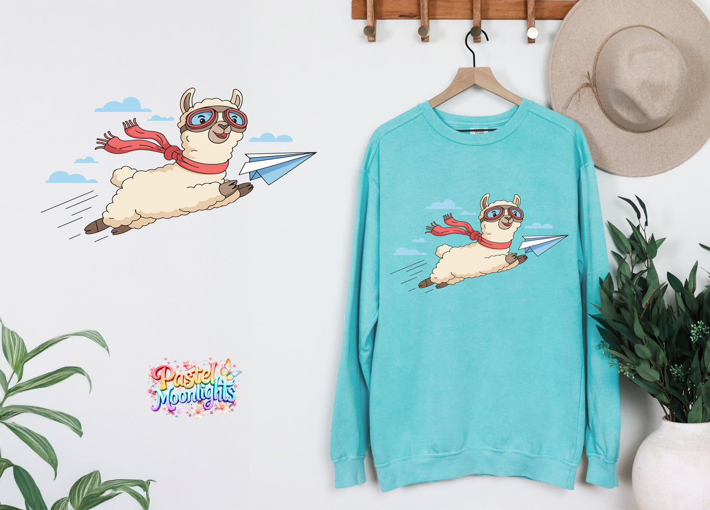 Llama Design 17 DTF Print Ready to Press