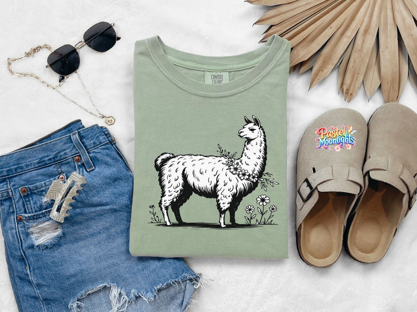 Llama Design 18 DTF Print Ready to Press