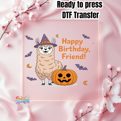 Llama Design 19 DTF Print Ready to Press