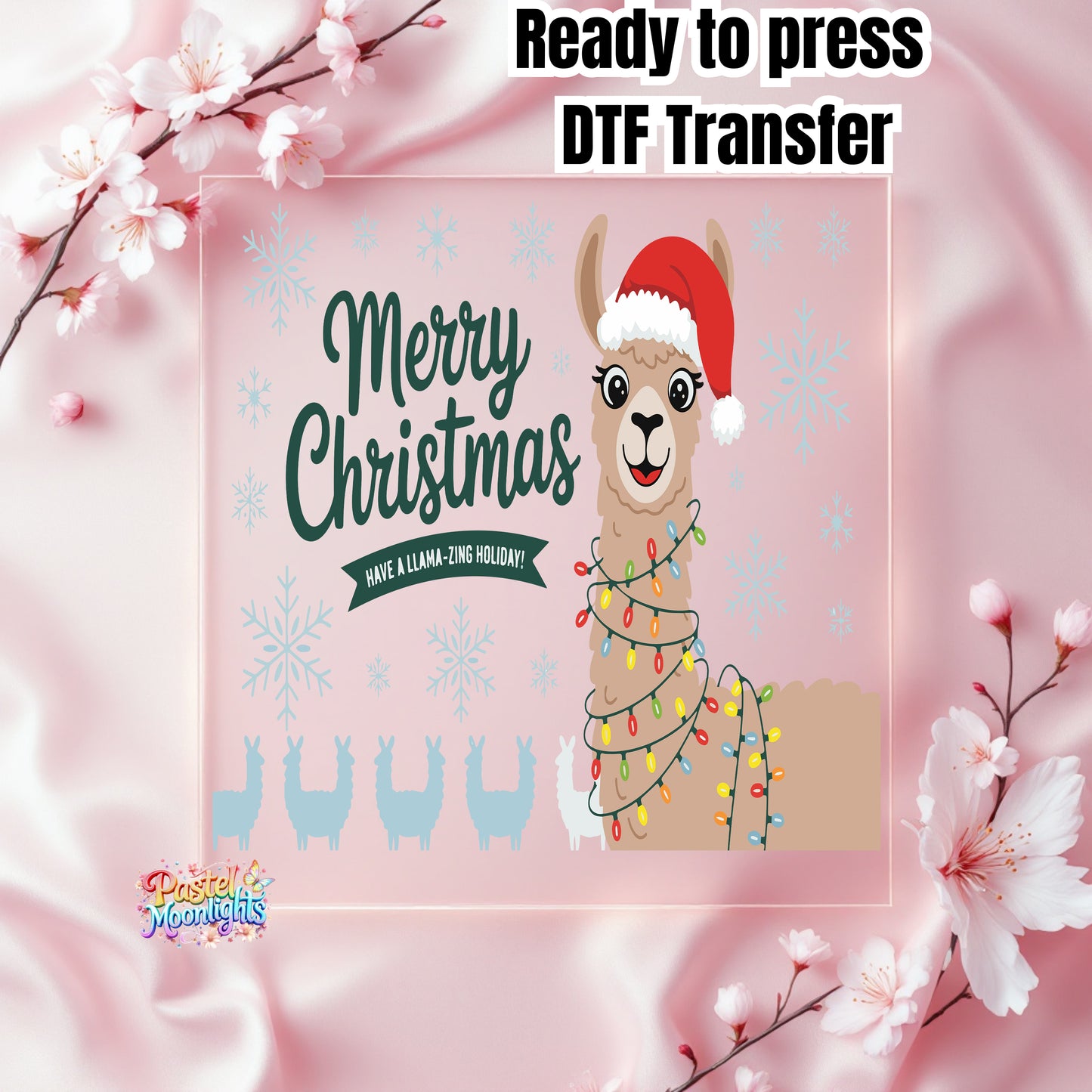 Llama Design 20 DTF Print Ready to Press