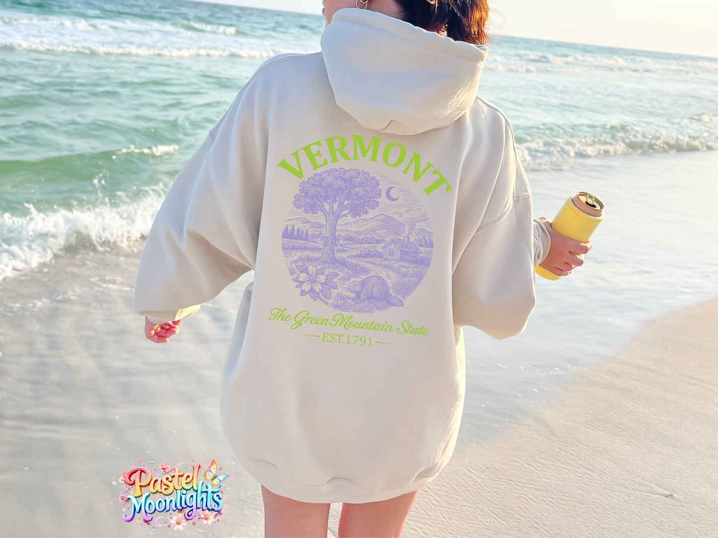 Vermont The Green Mountain State DTF Print Ready to Press