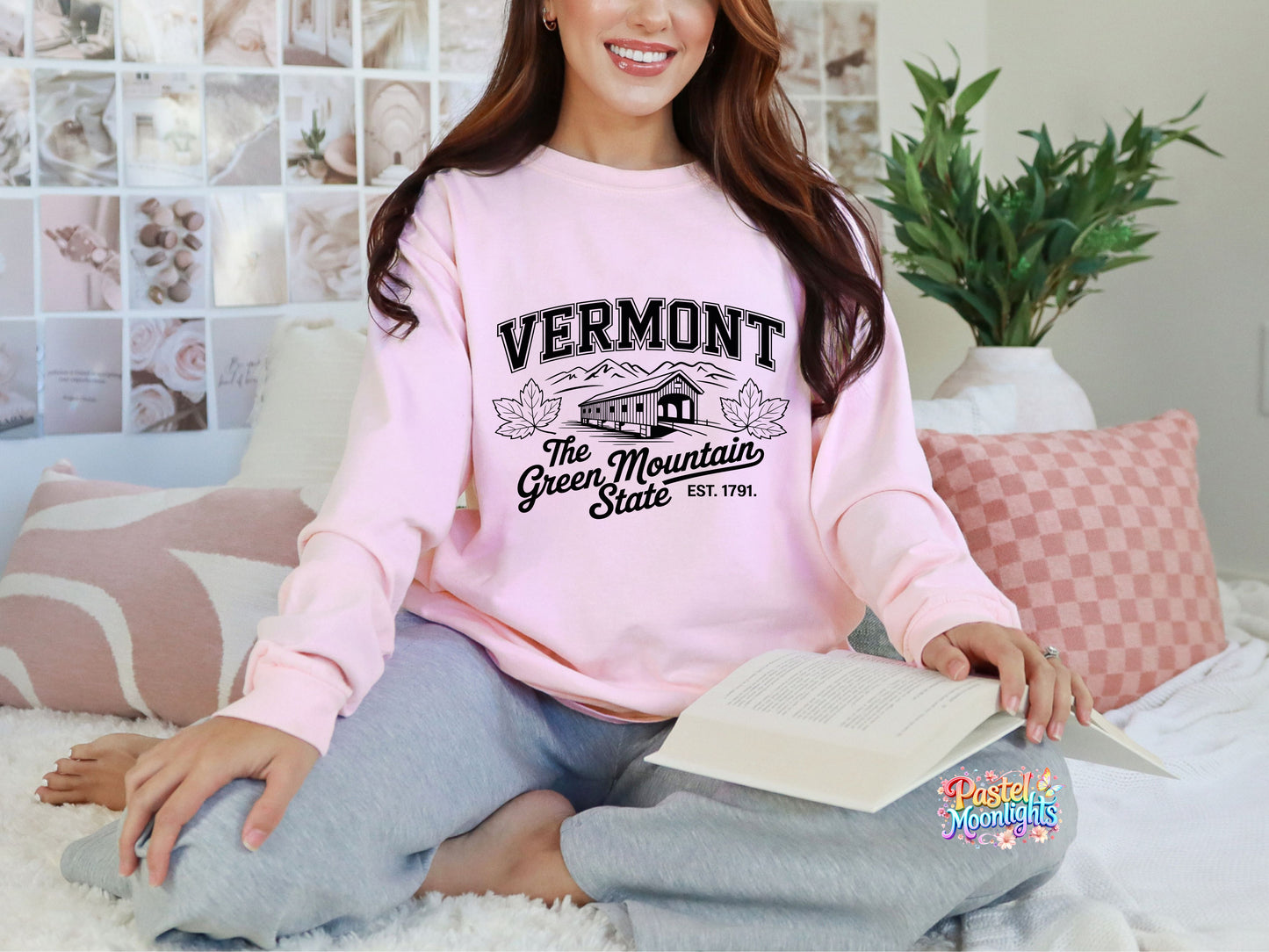 Vermont The Green Mountain State DTF Print Ready to Press