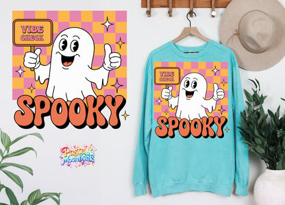 Vibe Check  Spooky DTF Print Ready to Press