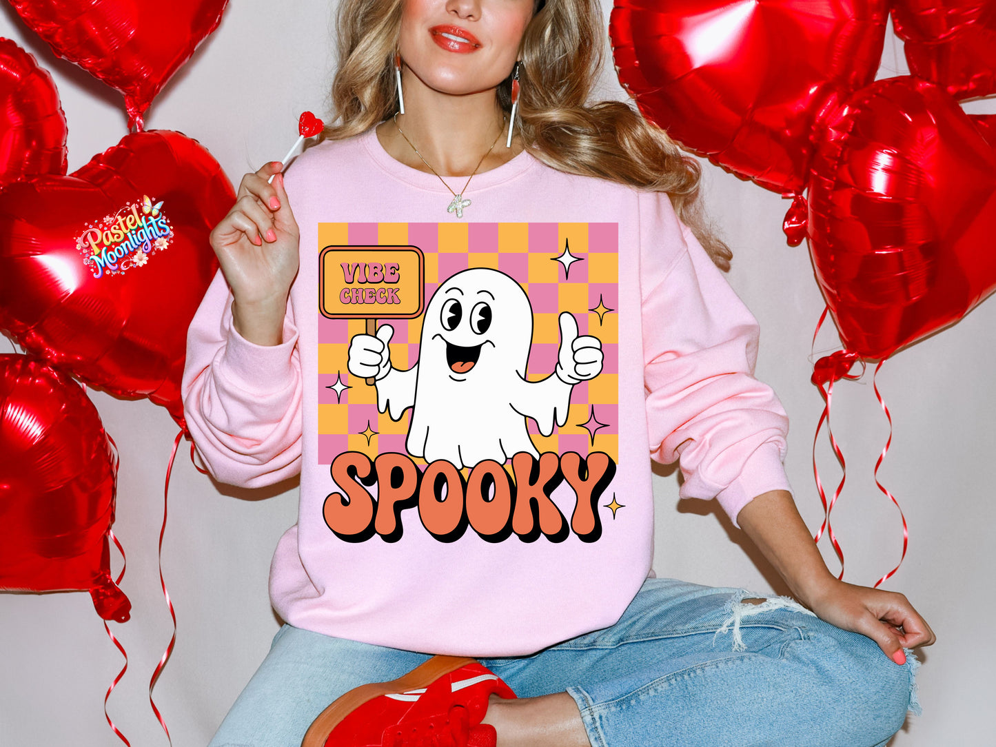 Vibe Check  Spooky DTF Print Ready to Press