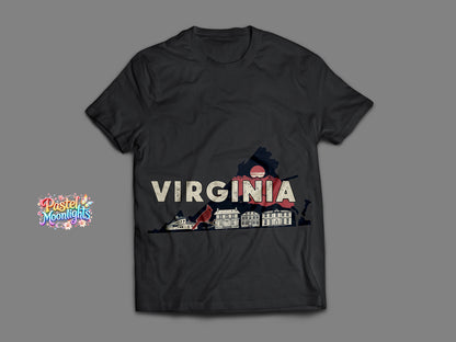Virginia The Old Dominion DTF Print Ready to Press
