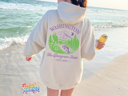 Washington The Evergreen State DTF Print Ready to Press