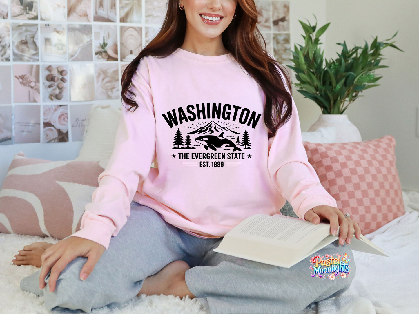 Washington The Evergreen State DTF Print Ready to Press