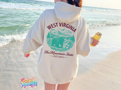 West Virginia The Mountain State DTF Print Ready to Press