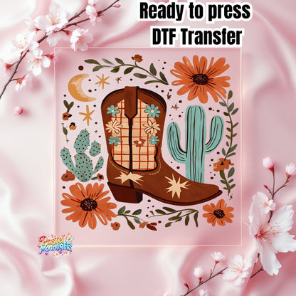 Western Design 9 DTF Print Ready to Press