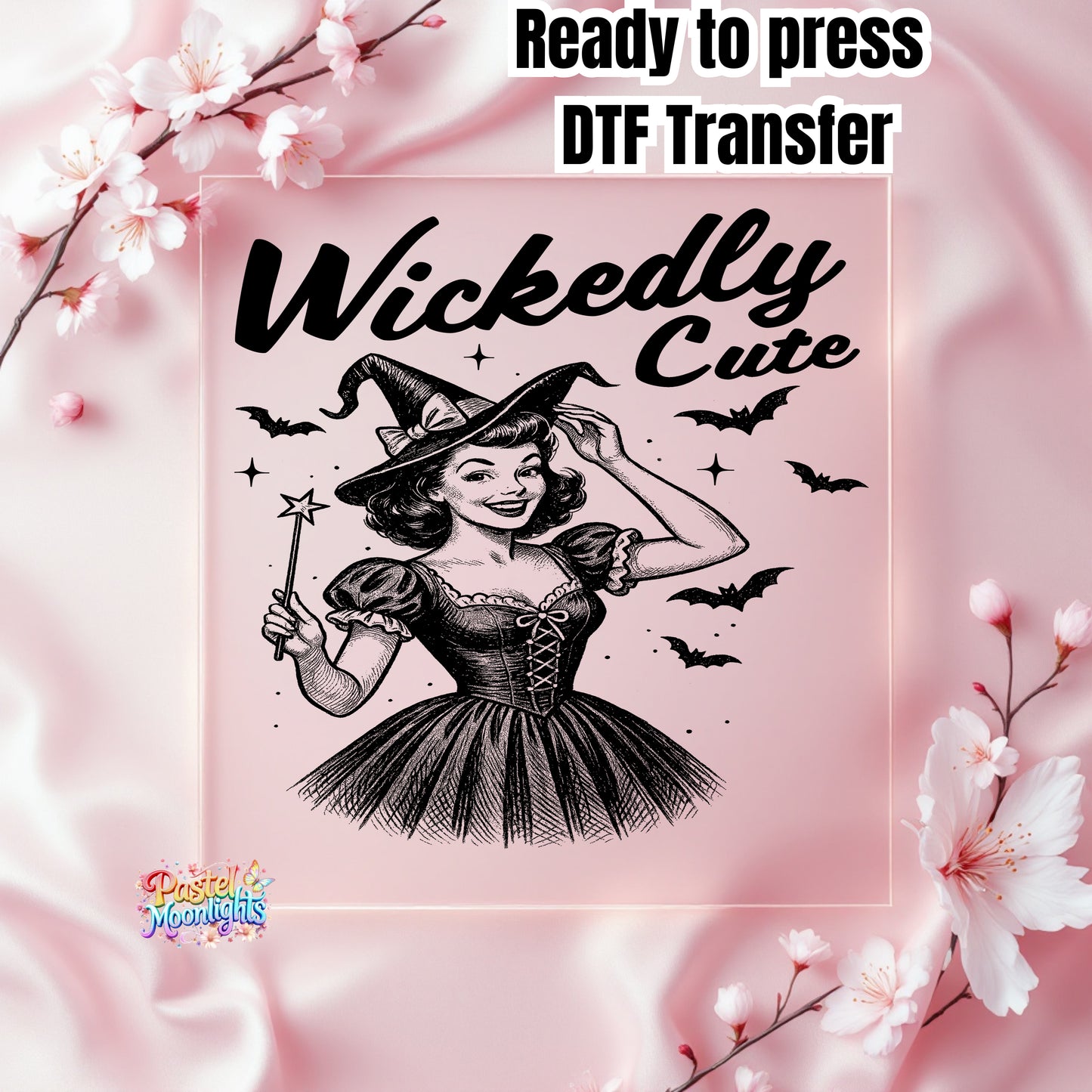 Wickedly Cute DTF Print Ready to Press