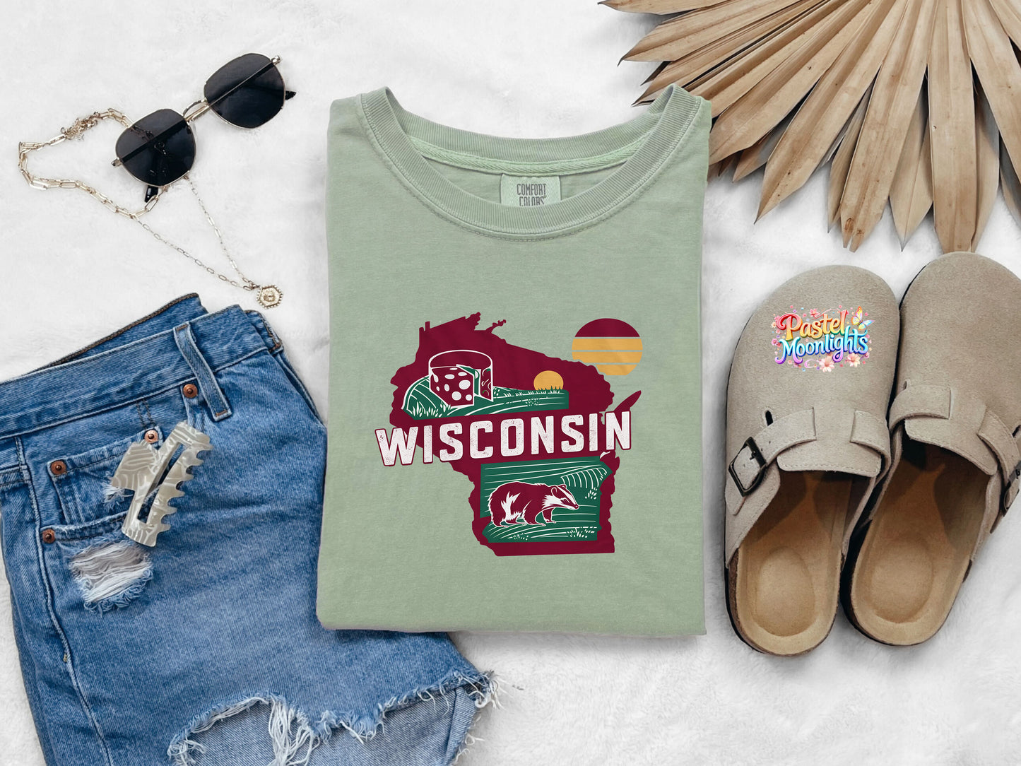 Wisconsin The Badger State DTF Print Ready to Press