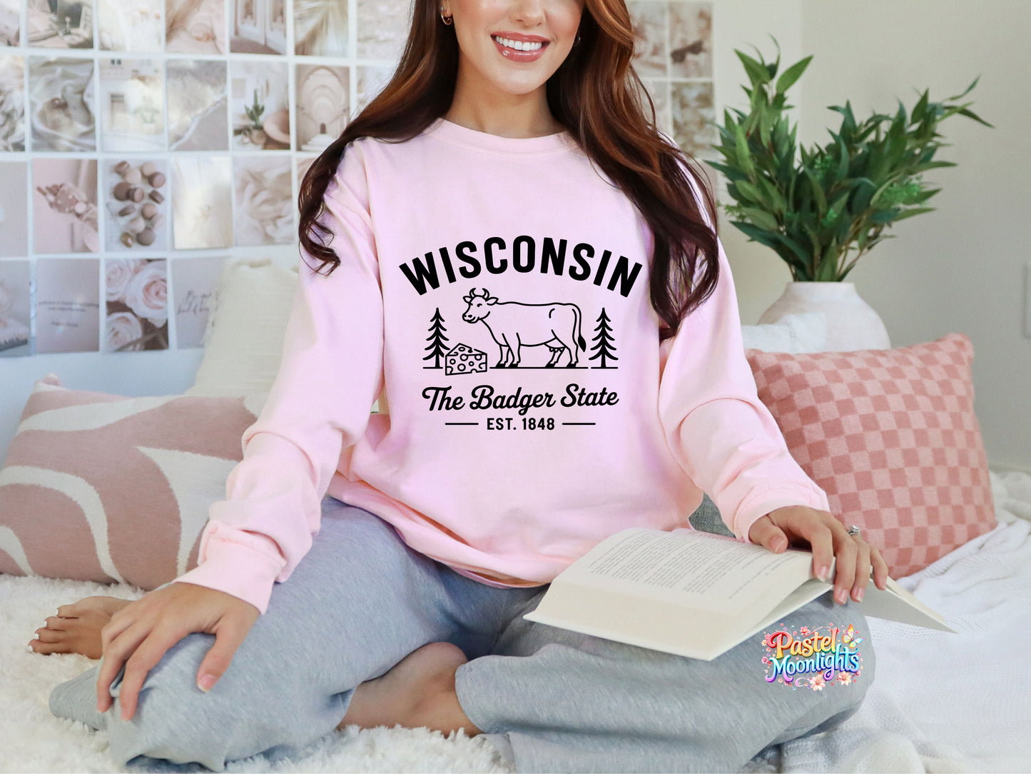 Wisconsin The Badger State DTF Print Ready to Press