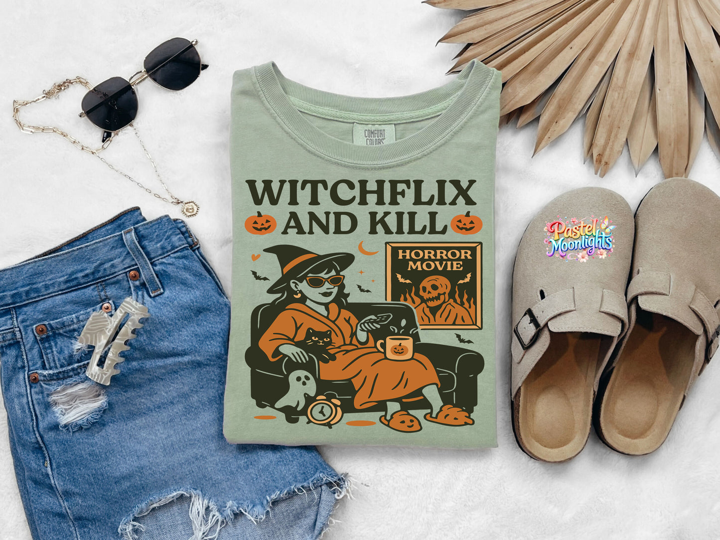 Witchflix and kill 1 DTF Print Ready to Press