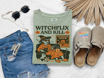 Witchflix and kill 1 DTF Print Ready to Press