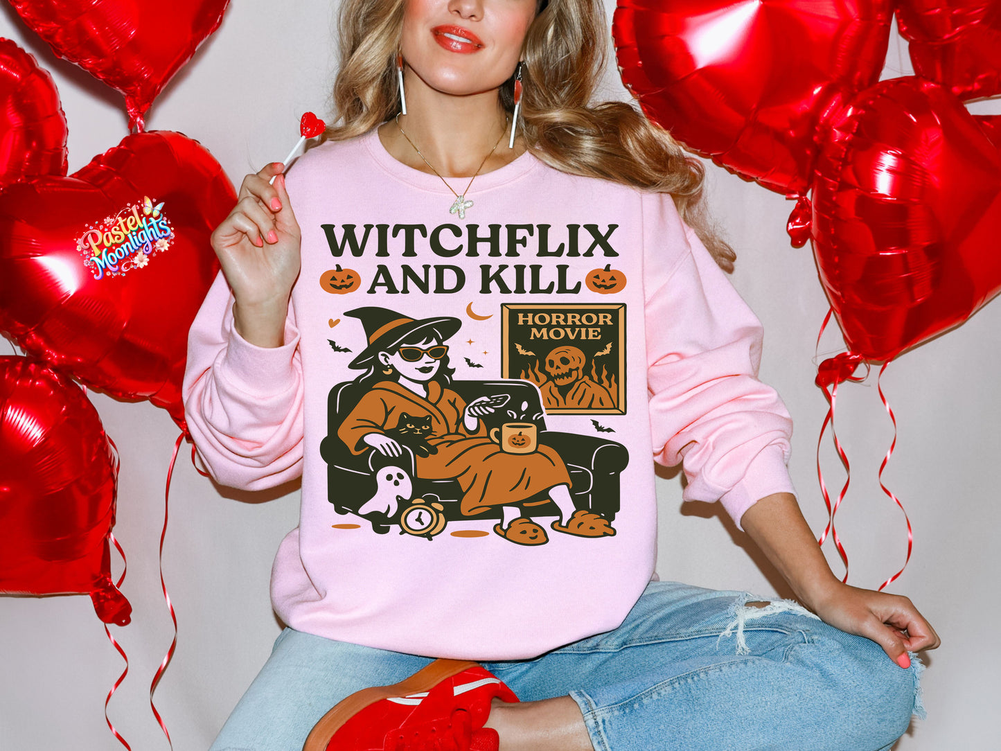 Witchflix and kill 1 DTF Print Ready to Press