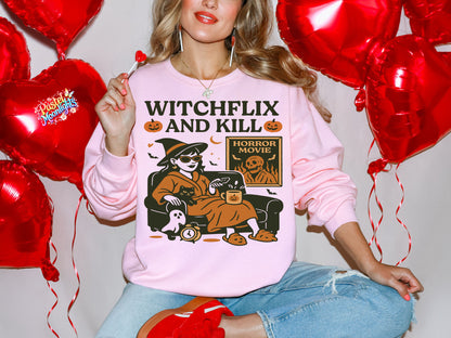 Witchflix and kill 1 DTF Print Ready to Press