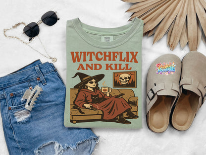 Witchflix and kill DTF Print Ready to Press