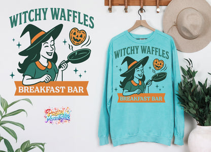 Witchy waffles breakfast bar DTF Print Ready to Press