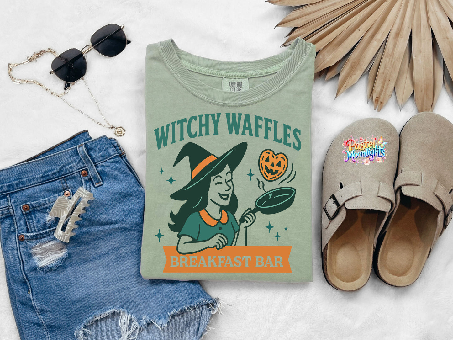 Witchy waffles breakfast bar DTF Print Ready to Press
