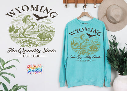Wyoming The Equality State DTF Print Ready to Press