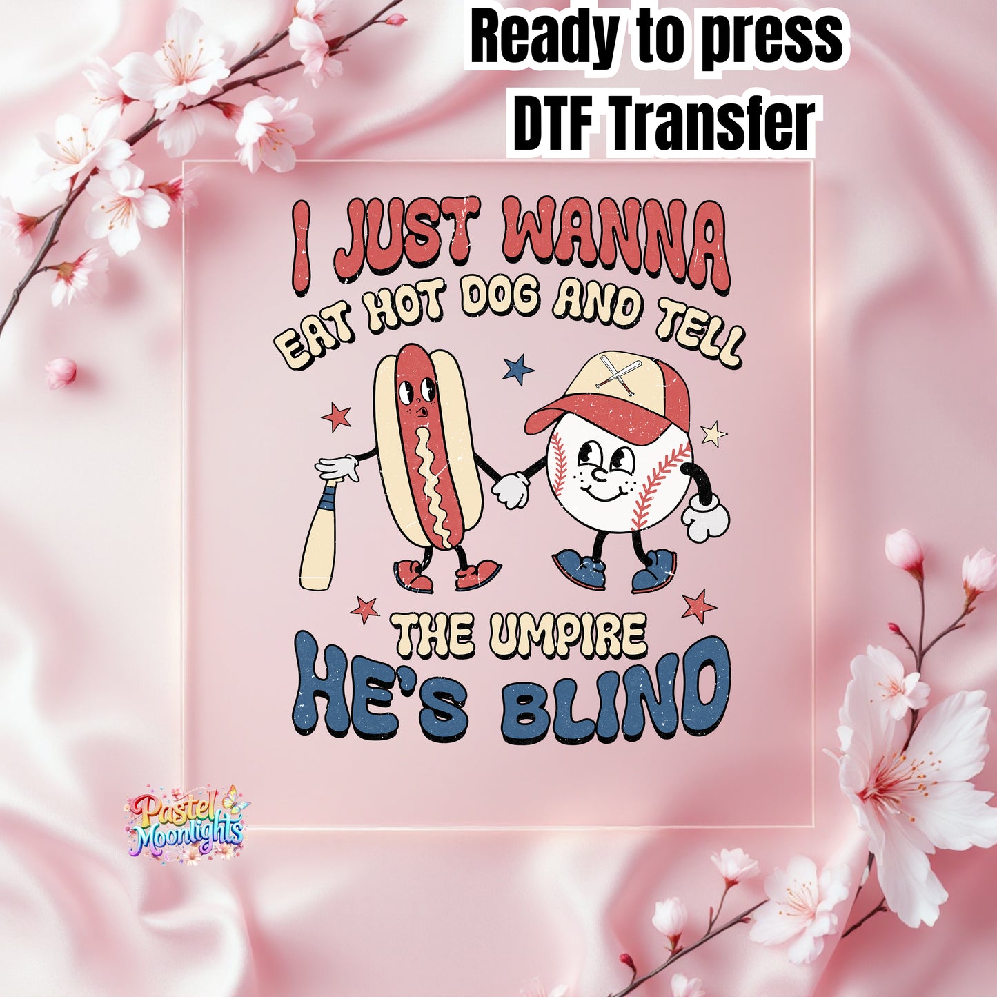 Baseball Design 12 DTF Print Ready to Press