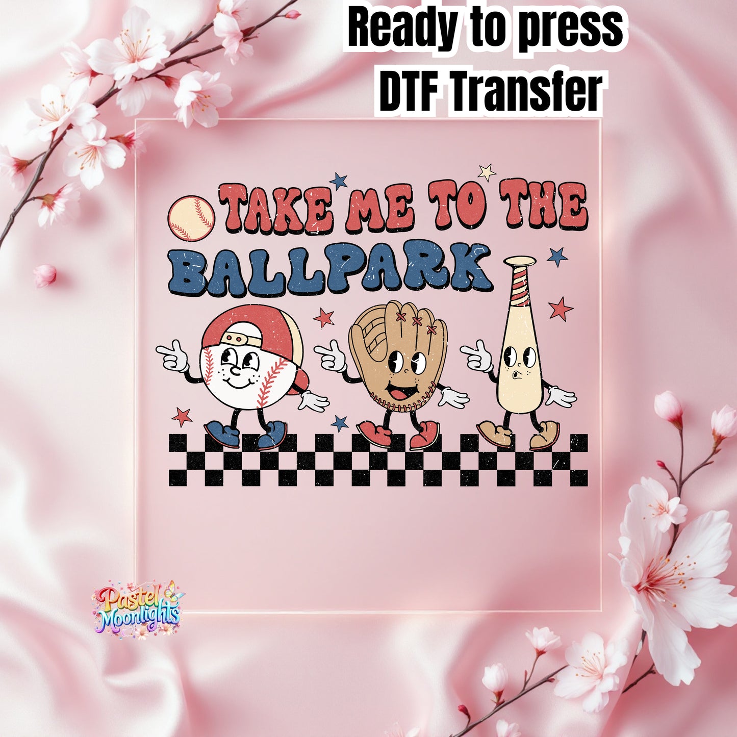 Baseball Design 6 DTF Print Ready to Press