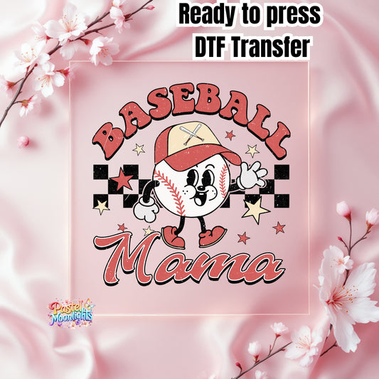 Baseball Design 7 DTF Print Ready to Press