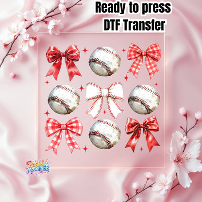 Baseball coquette DTF Print Ready to Press