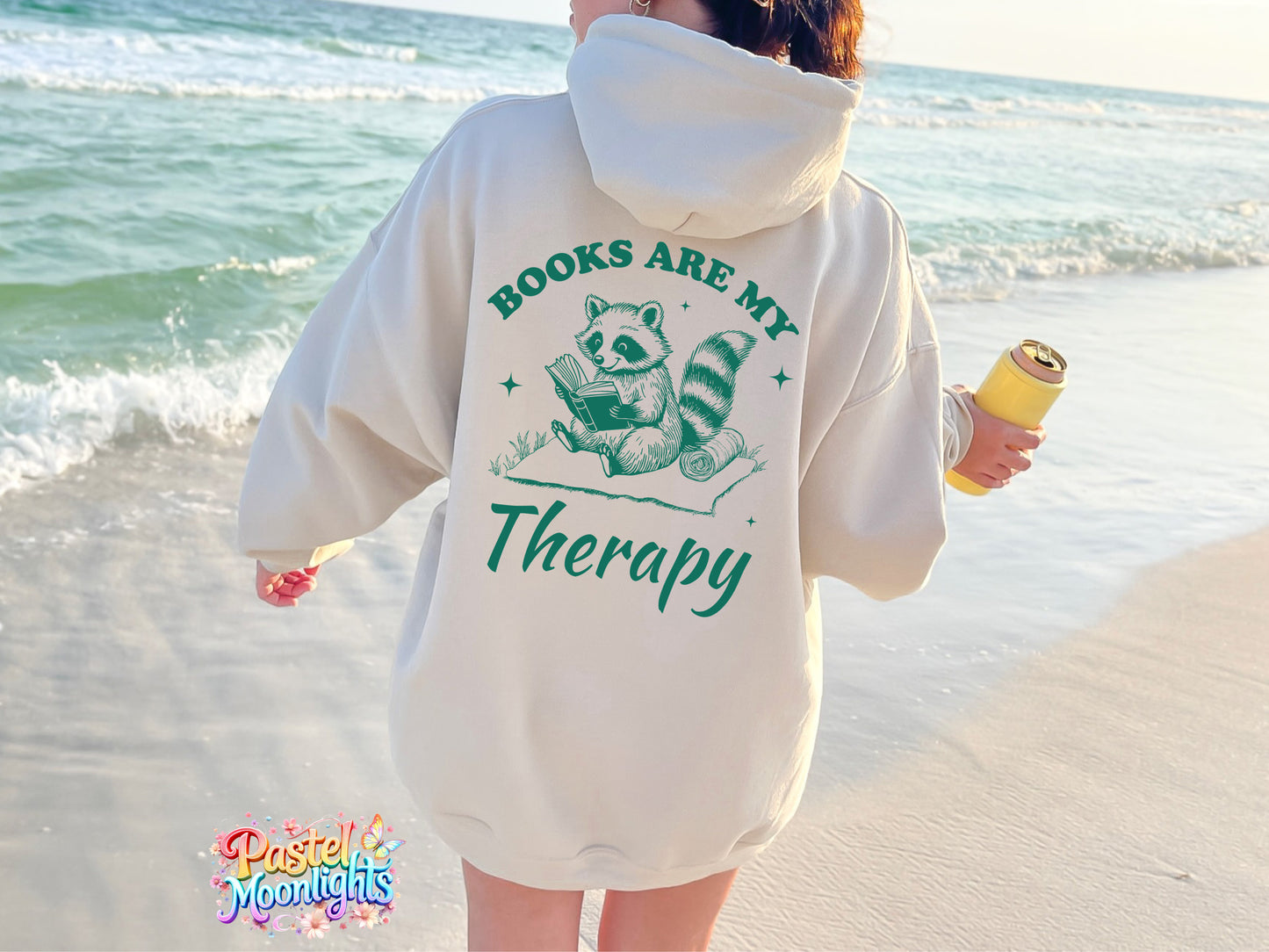 Books are my therapy DTF Print Ready to Press