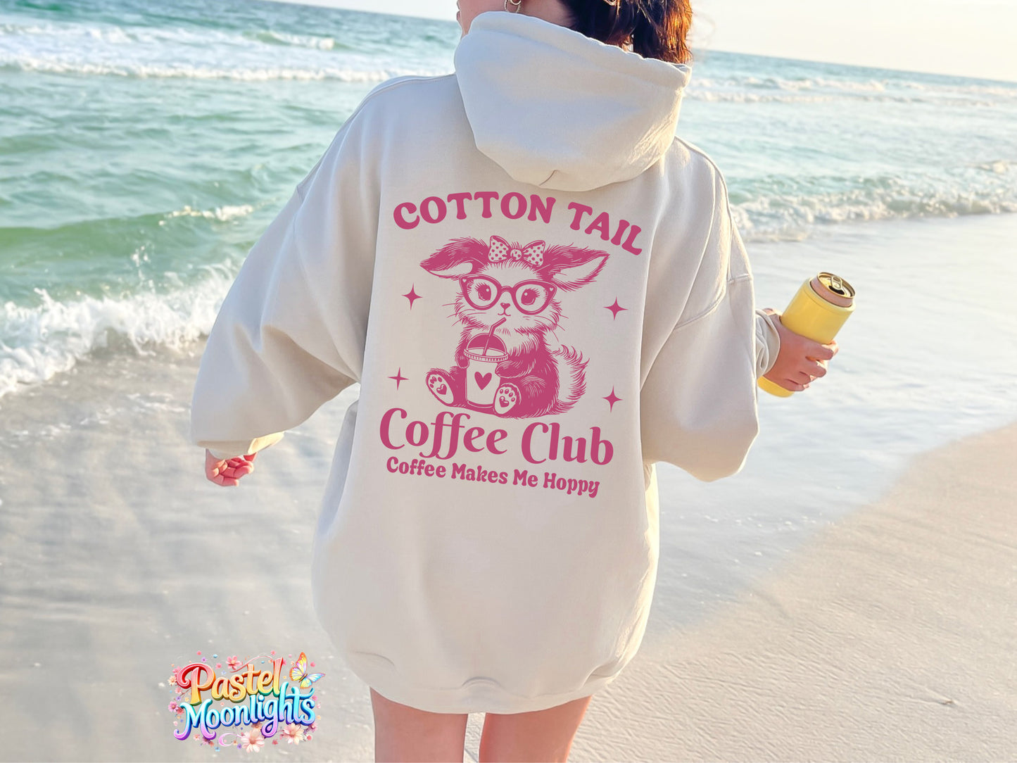 Cottontail coffee club DTF Print Ready to Press