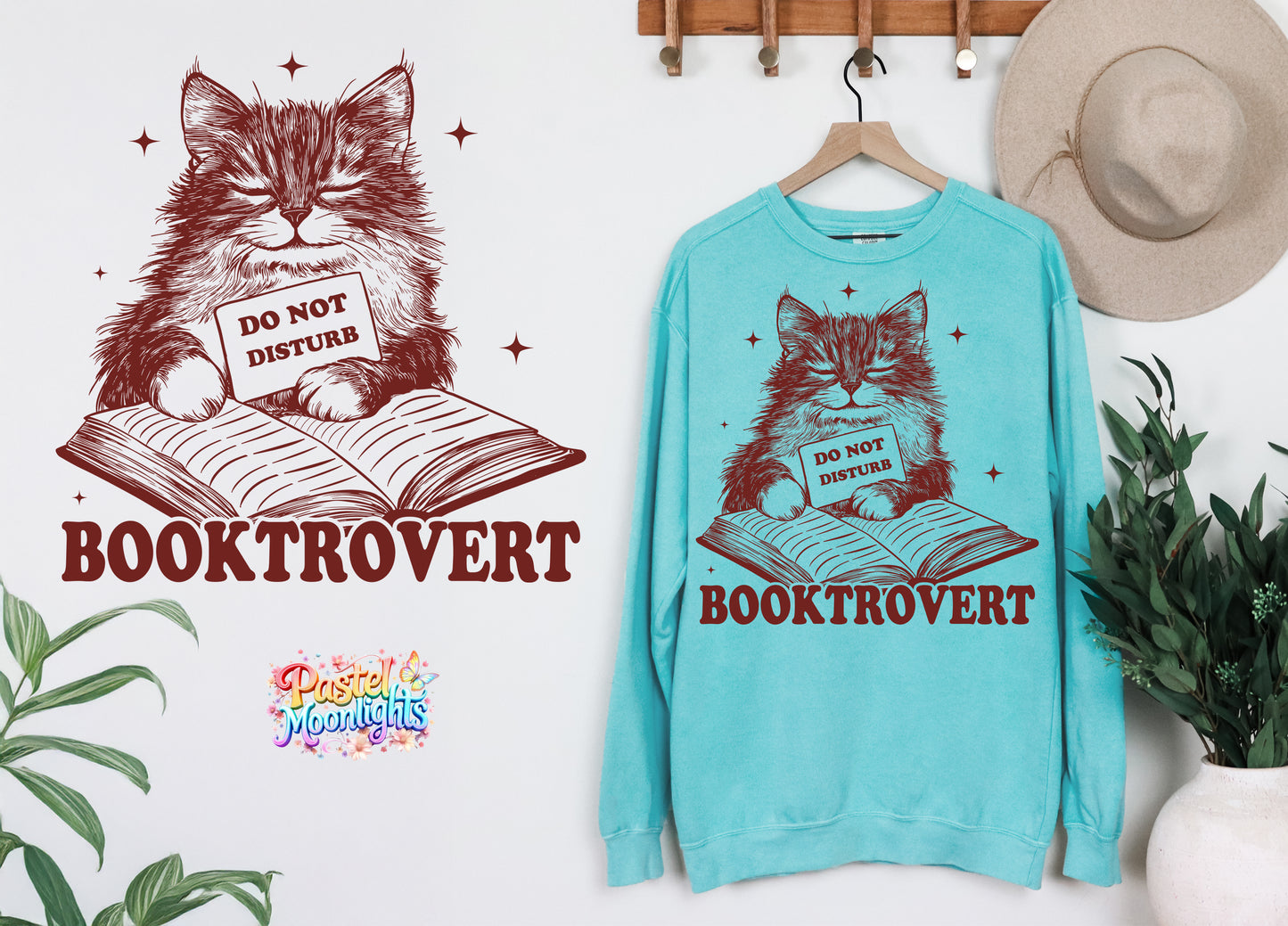 Do not disturb booktrovert DTF Print Ready to Press