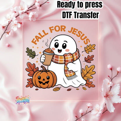 Fall for Jesus DTF Print Ready to Press