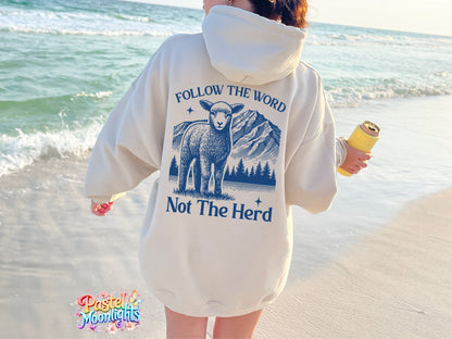Follow the word not the herd Design 1 DTF Print Ready to Press