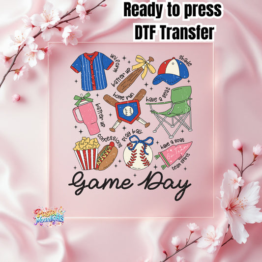 Game day 2 DTF Print Ready to Press