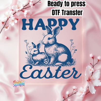 Happy easter DTF Print Ready to Press