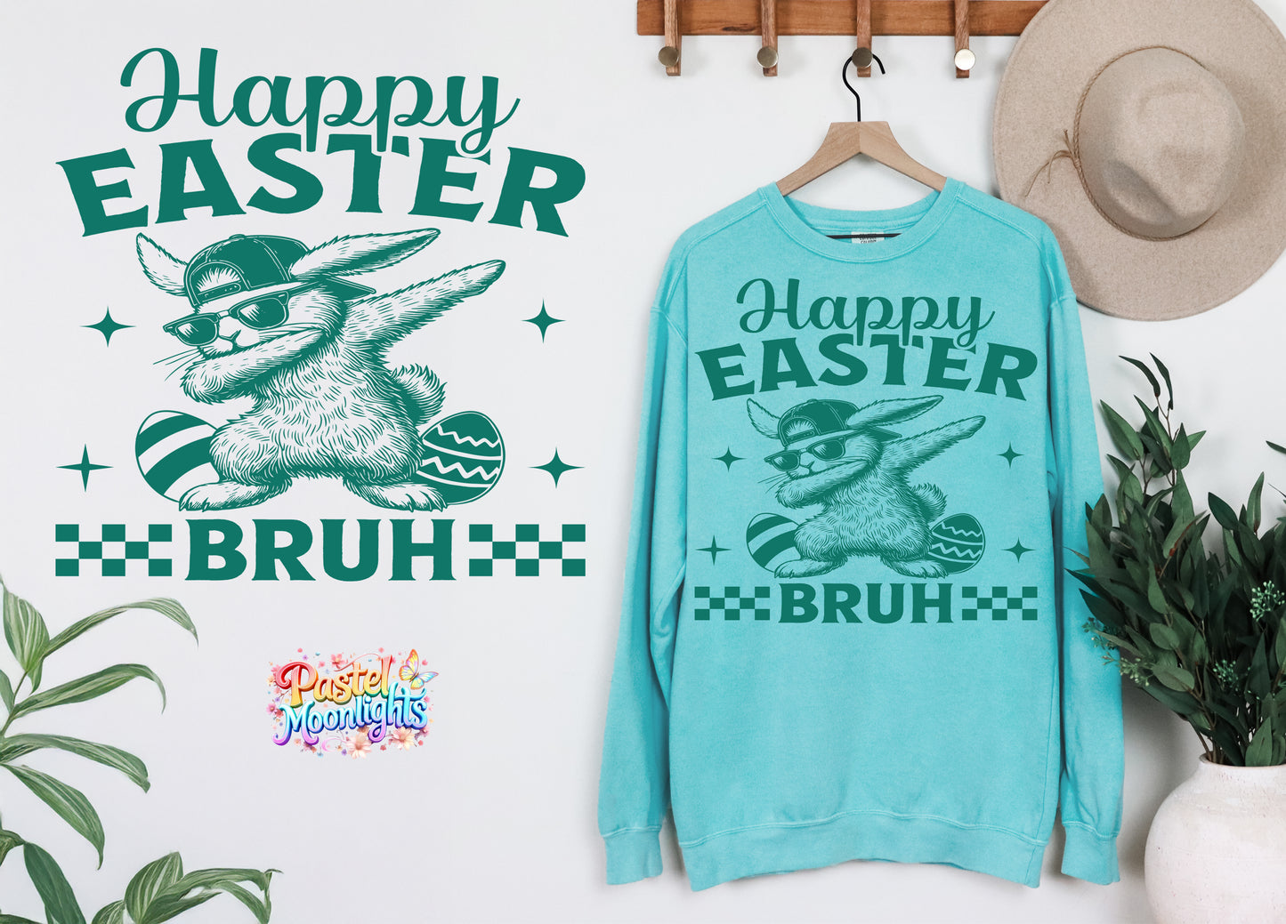 Happy easter bruh 1 DTF Print Ready to Press