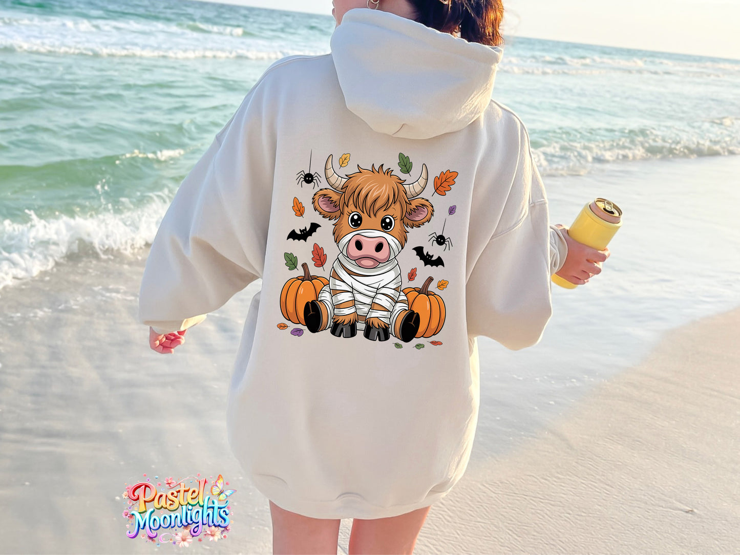 Highland cow fall DTF Print Ready to Press