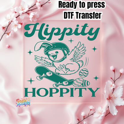 Hippity hoppity 2 DTF Print Ready to Press