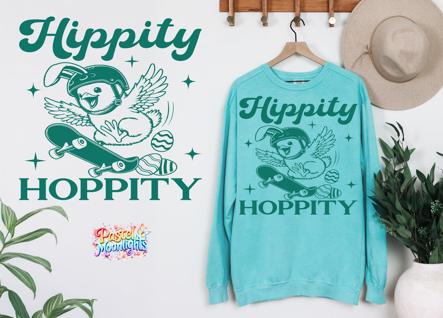 Hippity hoppity 2 DTF Print Ready to Press