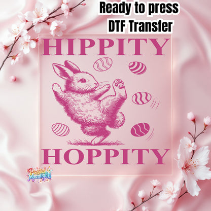 Hippity hoppity DTF Print Ready to Press