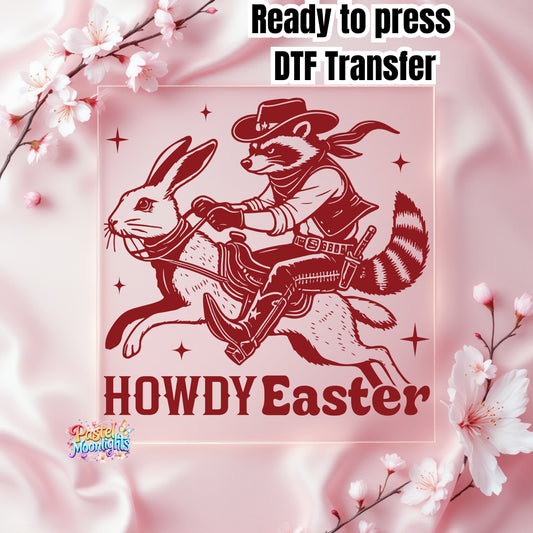 Howdy easter 1 DTF Print Ready to Press
