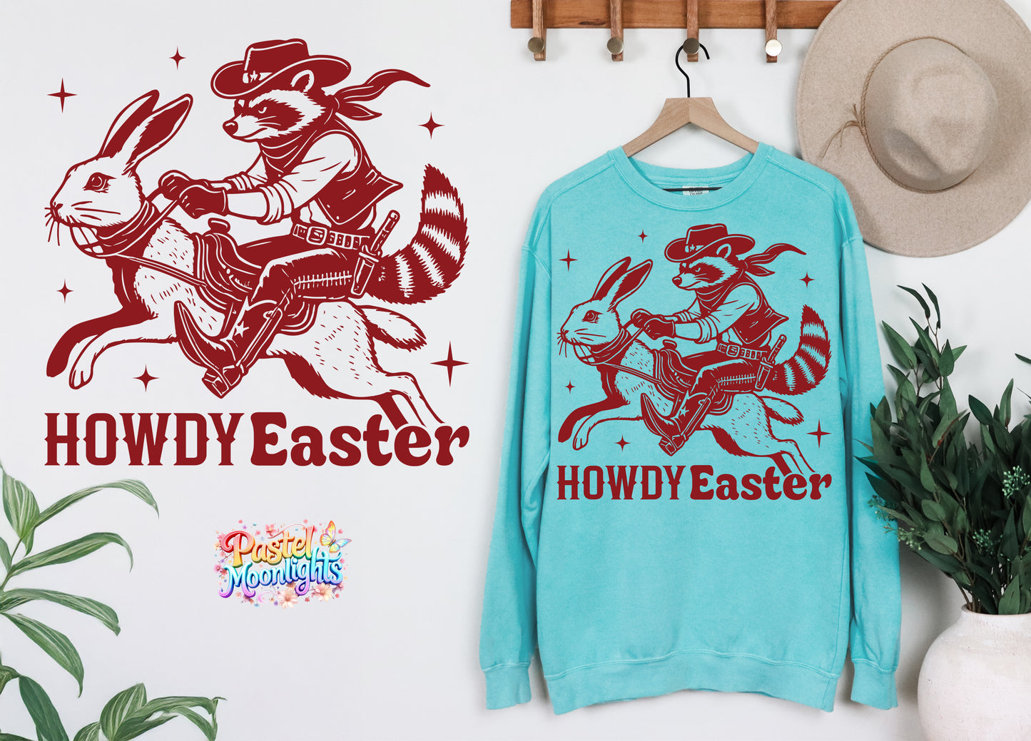 Howdy easter 1 DTF Print Ready to Press